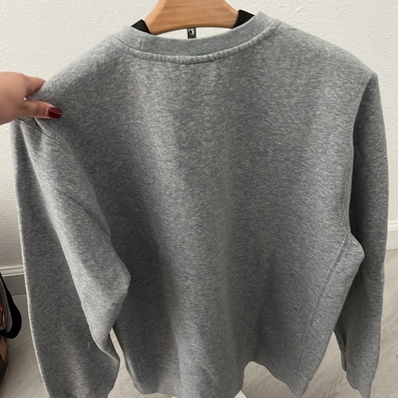 Nike Heather Gray Pullover Sweater - Picture 3 of 4
